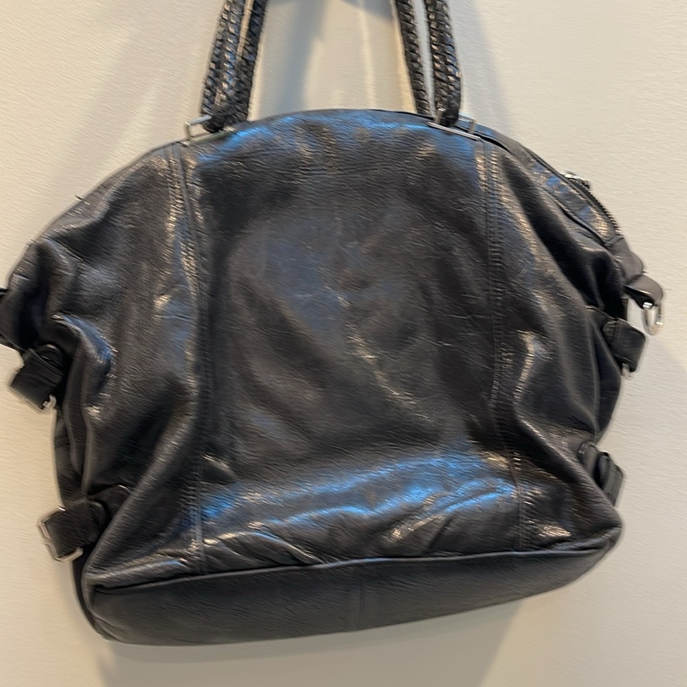 Vintage Lamb grey handbag. Large size - Picture 6 of 16